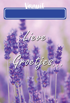 Lieve groetjes