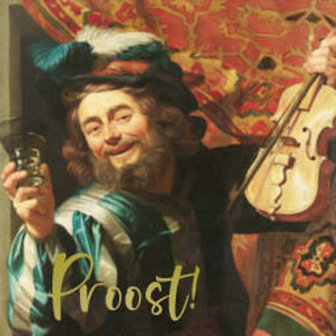 Gerard van Honthorst / Een vrolijke vioolspeler - Proost