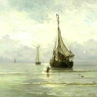 Hendrik Willem Mesdag / Kalme Zee - Zonder tekst