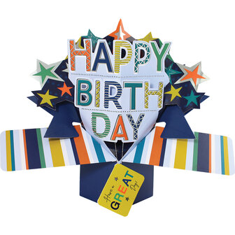 Happy Birthday - Stars - Have a great day!