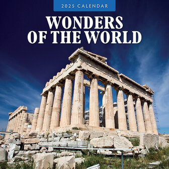 Wonders of the World Wall calendar 2025