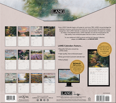 LANG Kalender 2025 Soft Escapes 