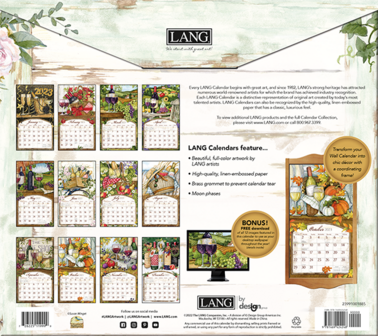 LANG Calendar 2025 Wine Country 