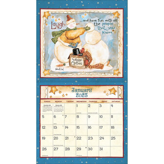 LANG calendar 2025 Simple life