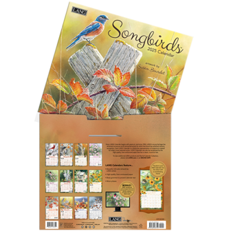 LANG calendar 2025 Songbirds