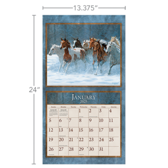 LANG Calendar 2025 Horses in the Mist 