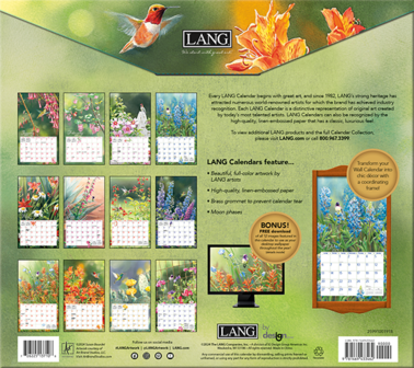 LANG Calendar 2025 Hummingbirds