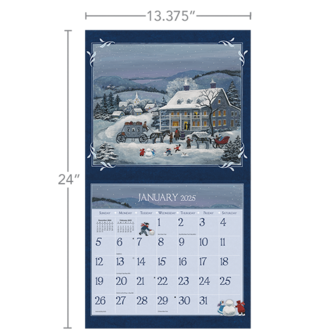 LANG Kalender 2025 Folk Art 