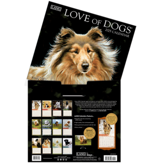 LANG Calendar 2025 Love of Dogs 