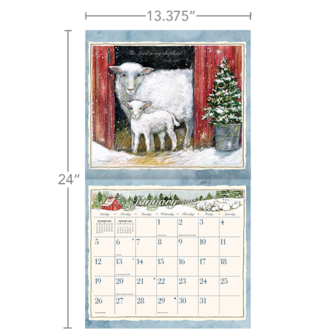 LANG Calendar 2025 The Lord is My Shepherd 