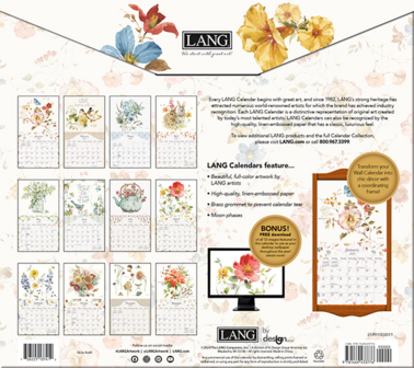 LANG Calendar 2025 Watercolor Seasons 