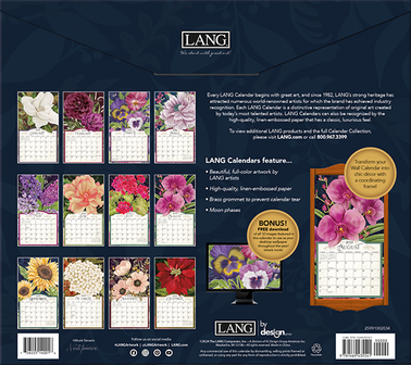 LANG Kalender 2025 Midnight Garden