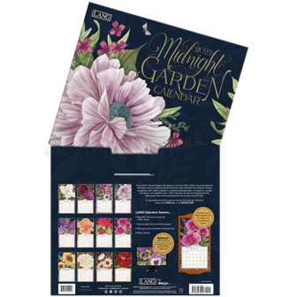 LANG Kalender 2025 Midnight Garden