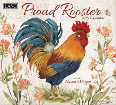 LANG Calendar 2025 Proud Rooster 