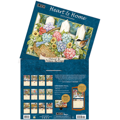 LANG Calendar 2025 Heart & Home