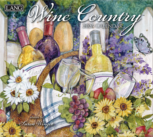 LANG Calendar 2025 Wine Country 