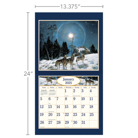 LANG Calendar 2025 Four Seasons