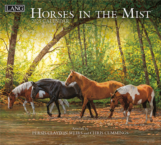 LANG Calendar 2025 Horses in the Mist 