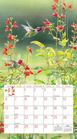 LANG Calendar 2025 Hummingbirds