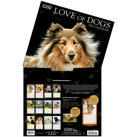 LANG Kalender 2025 Love of Dogs 