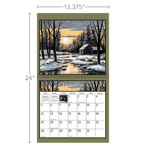 LANG Calendar 2025 Lure of the Outdoors 