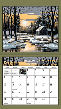 LANG Calendar 2025 Lure of the Outdoors 