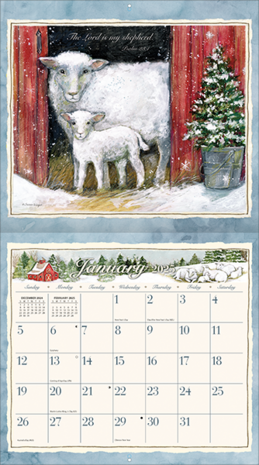 LANG Calendar 2025 The Lord is My Shepherd 