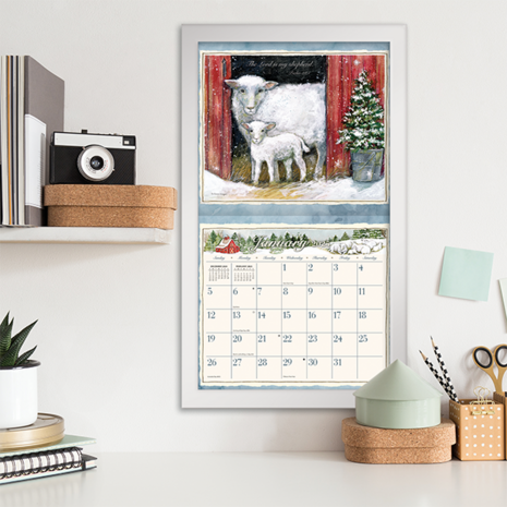 LANG Calendar 2025 The Lord is My Shepherd 