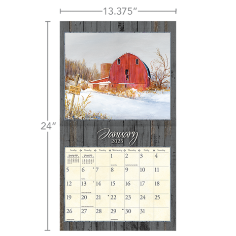 LANG Calendar 2025 On The Farm 