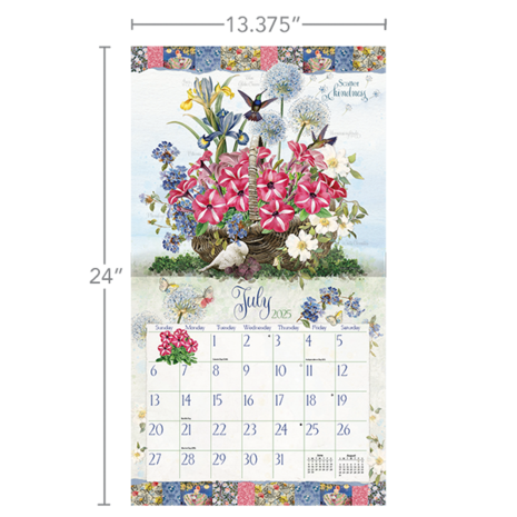 LANG Calendar 2025 Garden Botanicals 