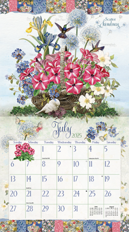 LANG Kalender 2025 Garden Botanicals 