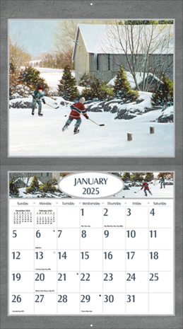 LANG Calendar 2025 Hockey! Hockey! Hockey!