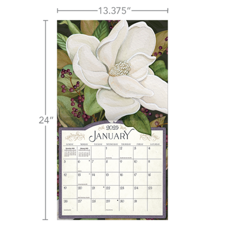 LANG Kalender 2025 Midnight Garden